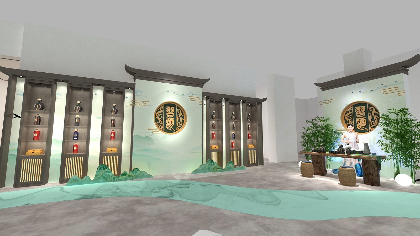 習酒蘊藏天下展位