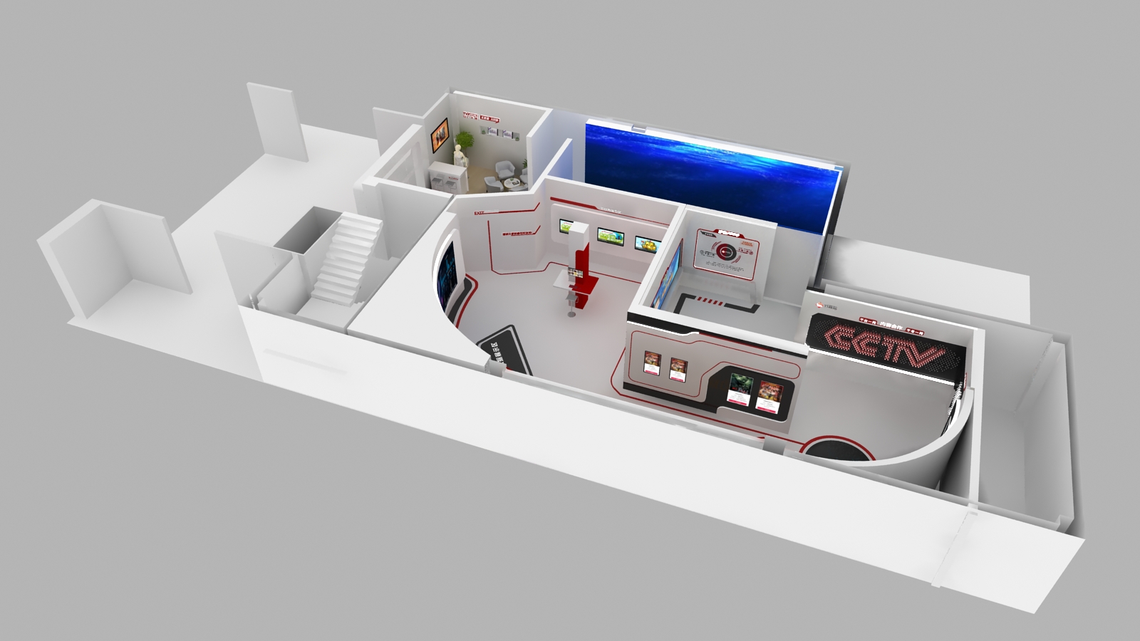 中廣天擇馬欄山創(chuàng)智園展廳