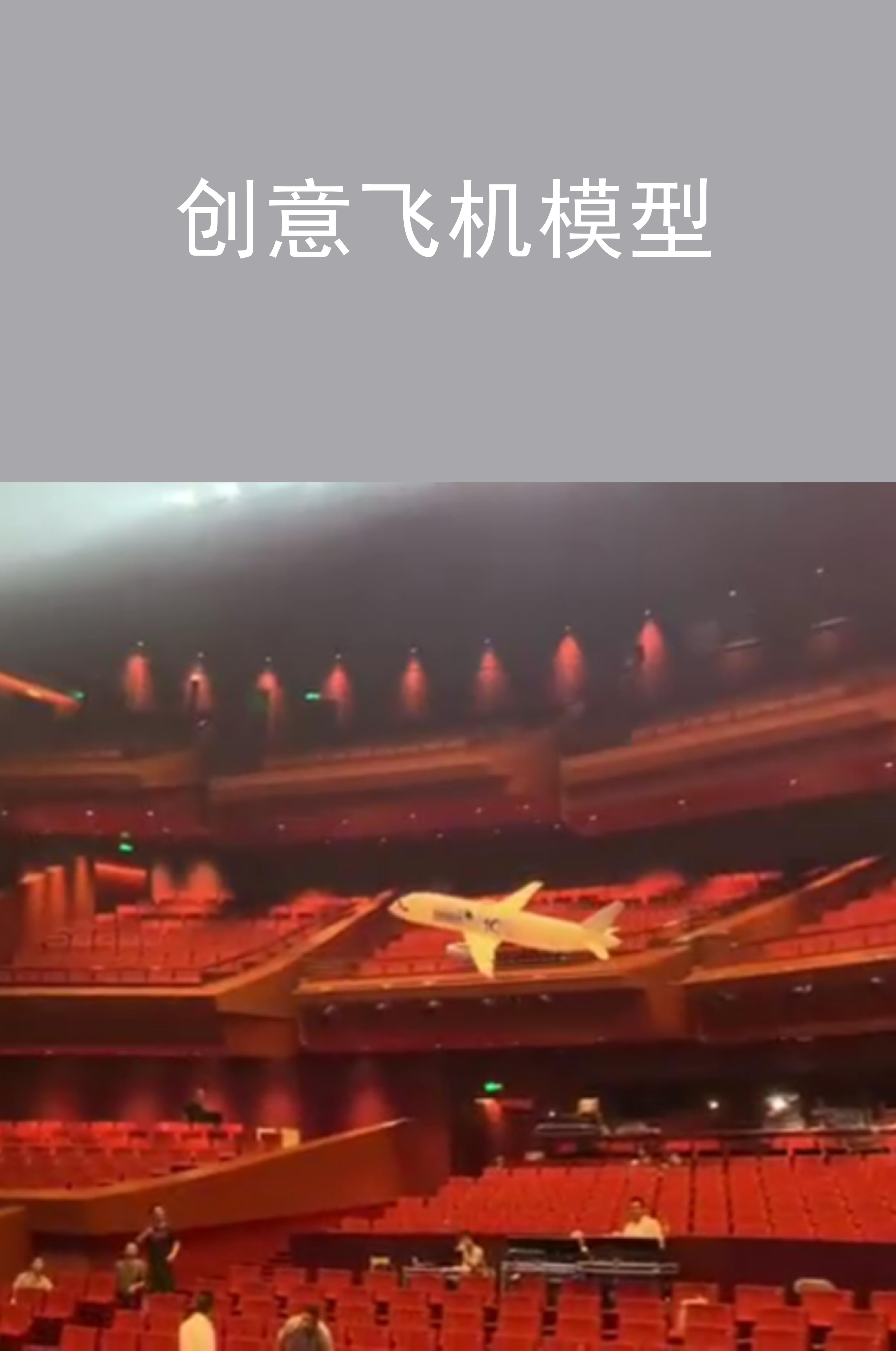 啟動(dòng)儀式創(chuàng)意道具飛機(jī)模型