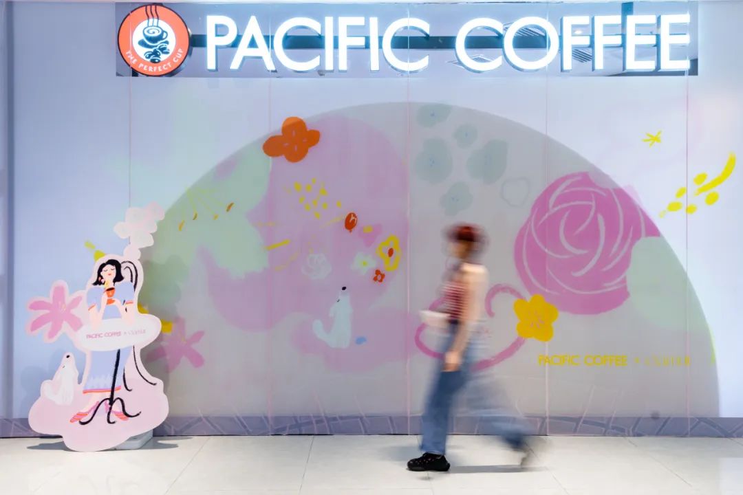 廣州活動執(zhí)行帶你走進(jìn)太平洋咖啡 × 插畫師鹵貓「繁花」主題店 
